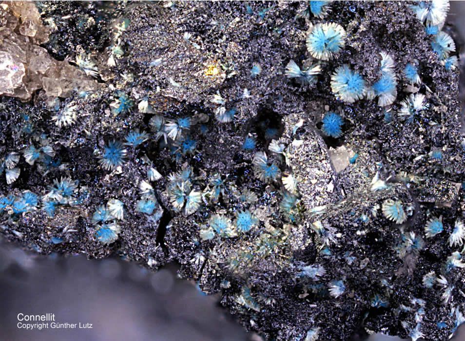 Grube Clara Mineralien Connellit Schwarzwald