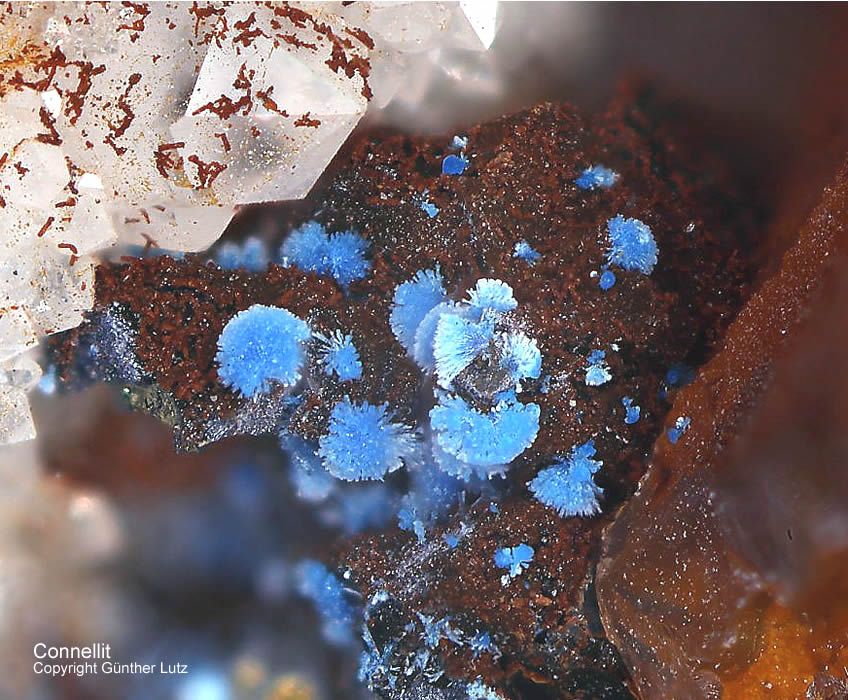 Grube Clara Mineralien Connellit Schwarzwald