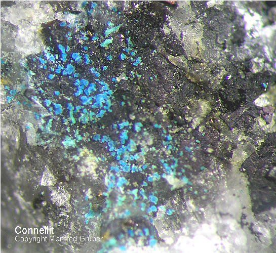 Grube Clara Mineralien Connellit Schwarzwald