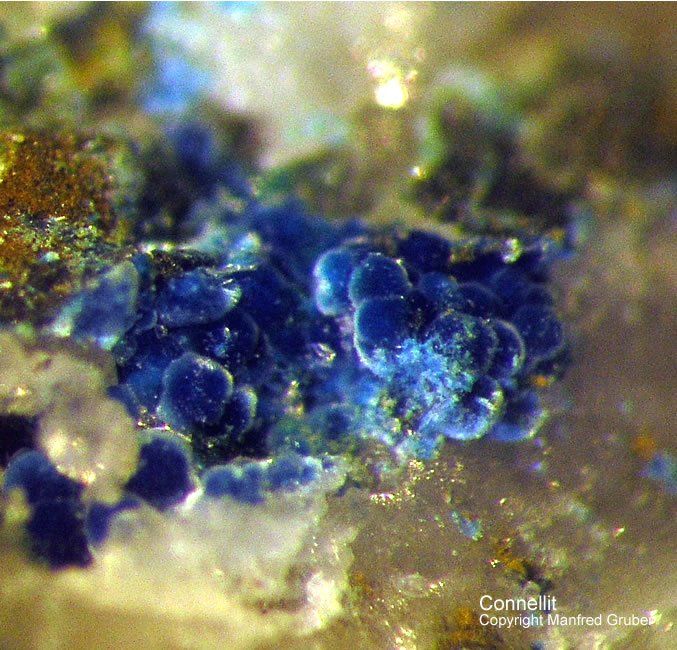 Grube Clara Mineralien Connellit Schwarzwald