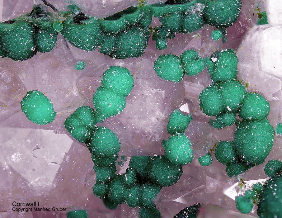 Grube Clara Mineralien Cornwallit Schwarzwald