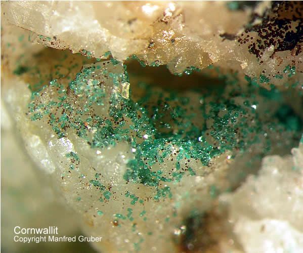 Grube Clara Mineralien Cornwallit Schwarzwald