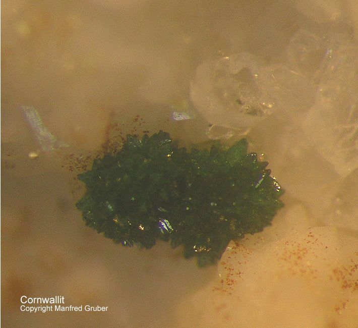 Grube Clara Mineralien Cornwallit Schwarzwald
