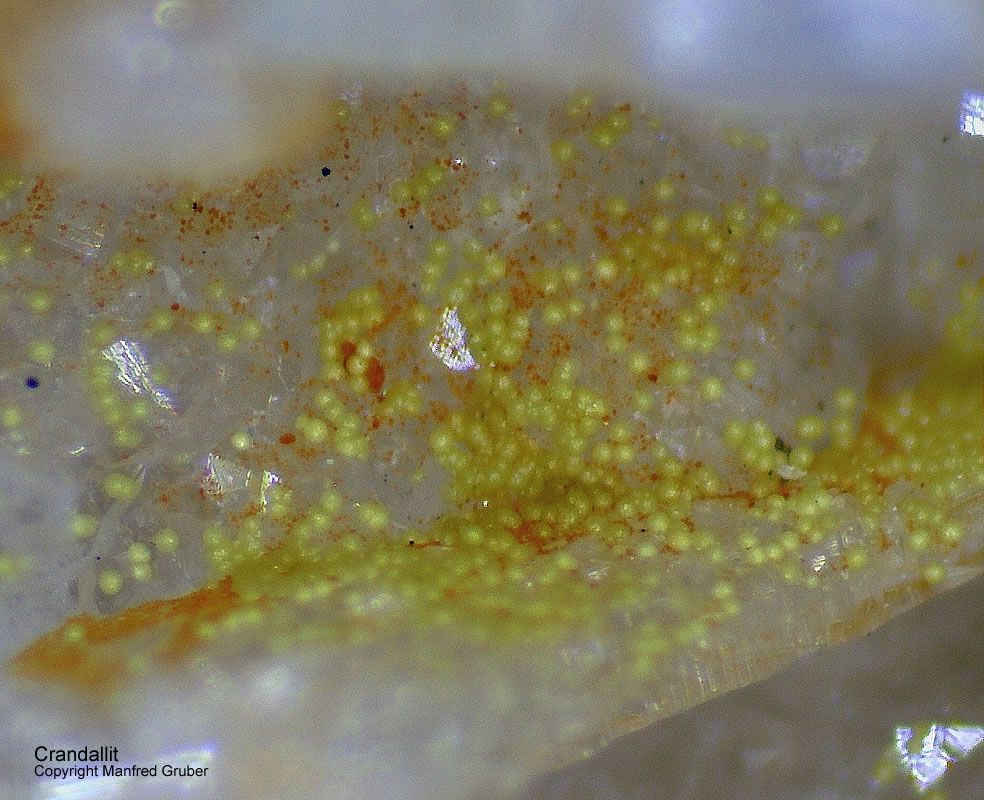 Grube Clara Mineralien Crandallit Schwarzwald