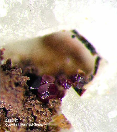 Grube Clara Mineralien Cuprit Schwarzwald