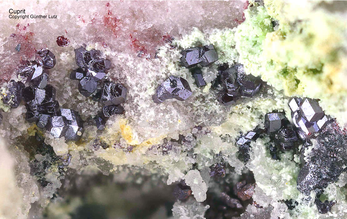 Grube Clara Mineralien Cuprit Schwarzwald