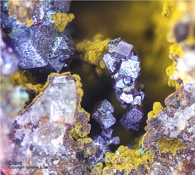 Grube Clara Mineralien Cuprit Schwarzwald