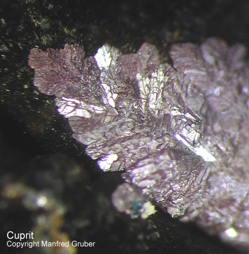 Grube Clara Mineralien Cuprit Schwarzwald