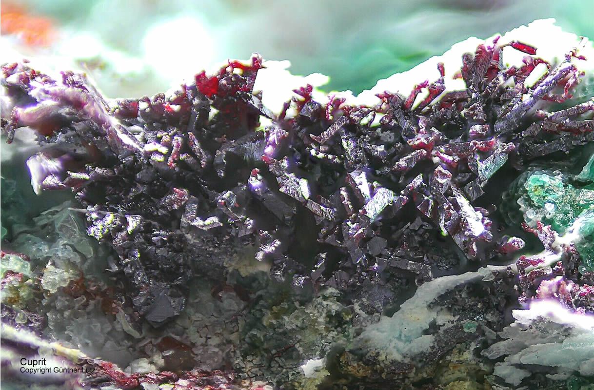 Grube Clara Mineralien Cuprit Hausach Schwarzwald