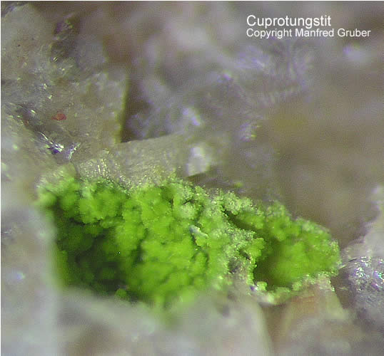 Grube Clara Mineralien Cuprotungstit Schwarzwald