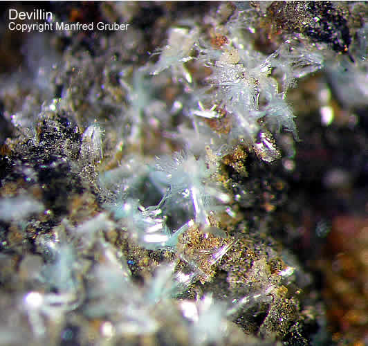 Grube Clara Mineralien Devillin Schwarzwald Wolfach