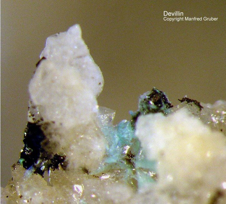 Grube Clara Mineralien Devillin Schwarzwald Wolfach