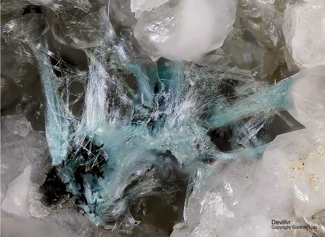 Grube Clara Mineralien Devillin Schwarzwald Wolfach