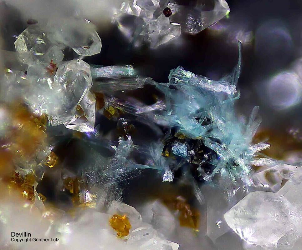 Grube Clara Mineralien Devillin Schwarzwald Wolfach