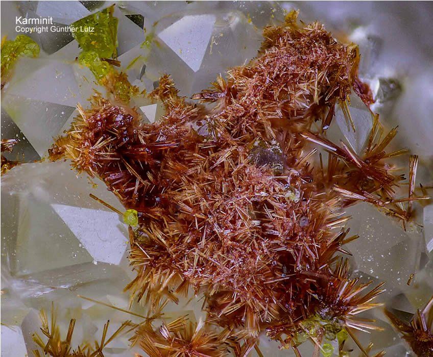 Grube Clara Mineralien Karminit Schwarzwald Hausach