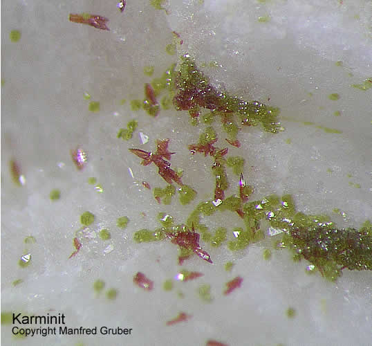 Grube Clara Mineralien Karminit Schwarzwald Hausach