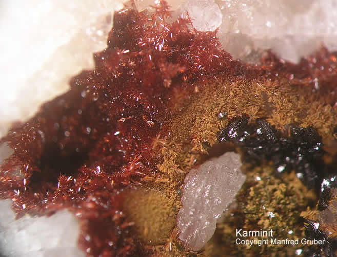 Grube Clara Mineralien Karminit Schwarzwald Hausach