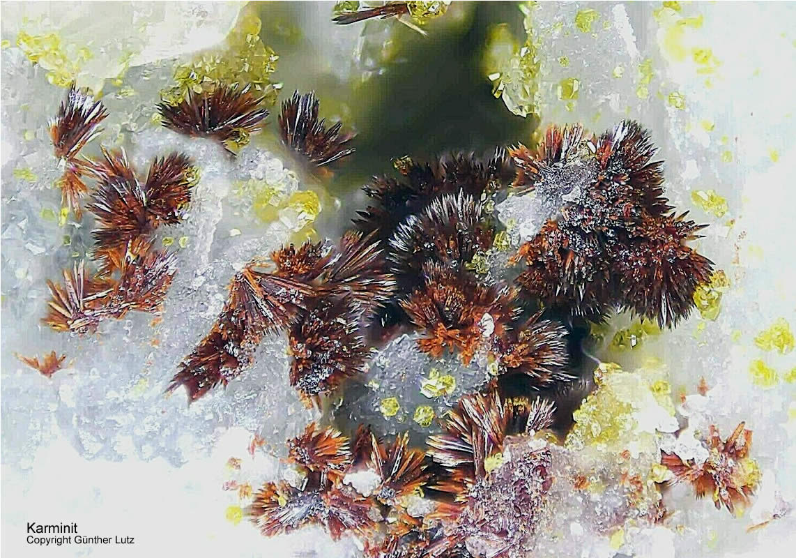 Grube Clara Mineralien Karminit Schwarzwald Hausach
