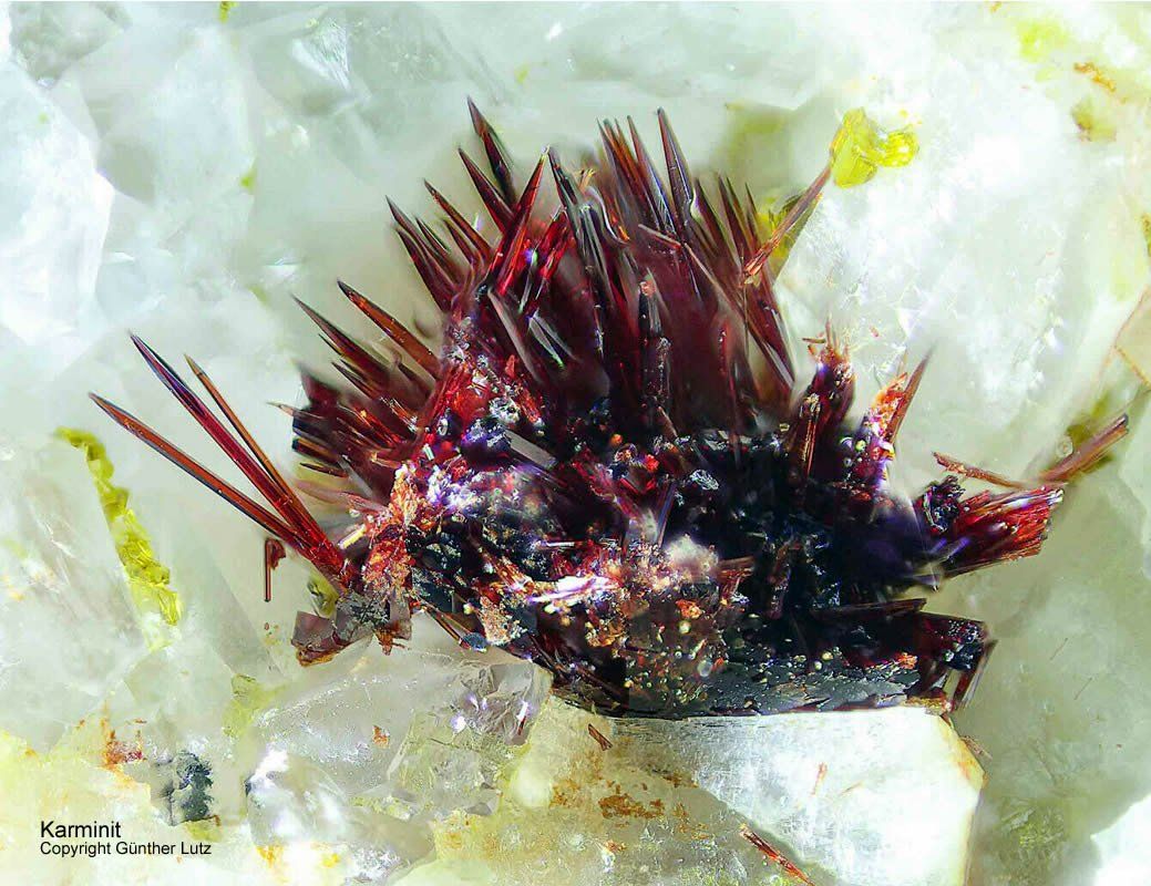 Grube Clara Mineralien Karminit Schwarzwald Hausach