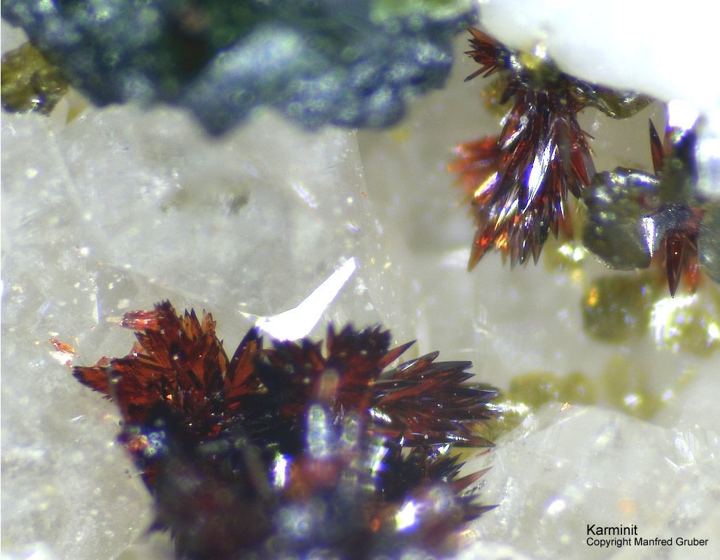 Grube Clara Mineralien Karminit Schwarzwald Hausach