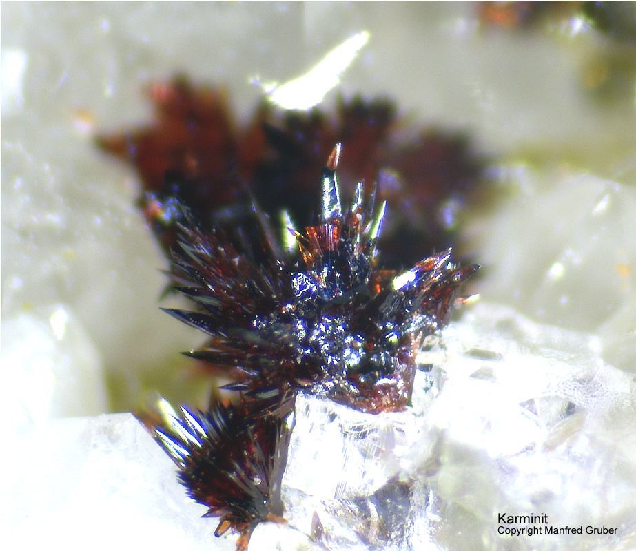 Grube Clara Mineralien Karminit Schwarzwald Hausach