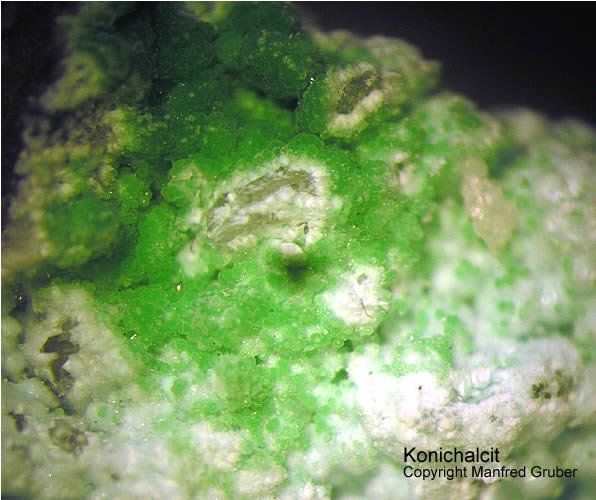 Grube Clara Mineralien Konichalcit Schwarzwald Hausach