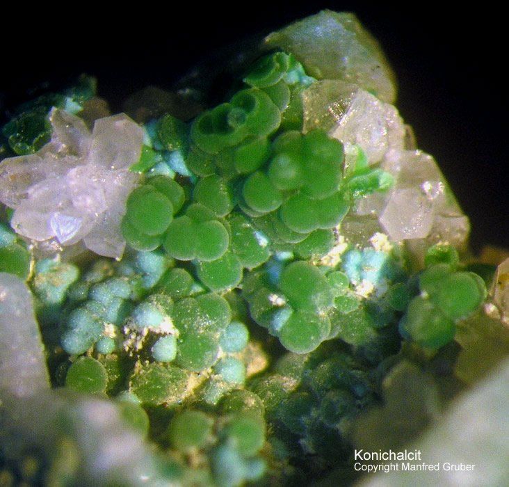 Grube Clara Mineralien Konichalcit Schwarzwald Hausach