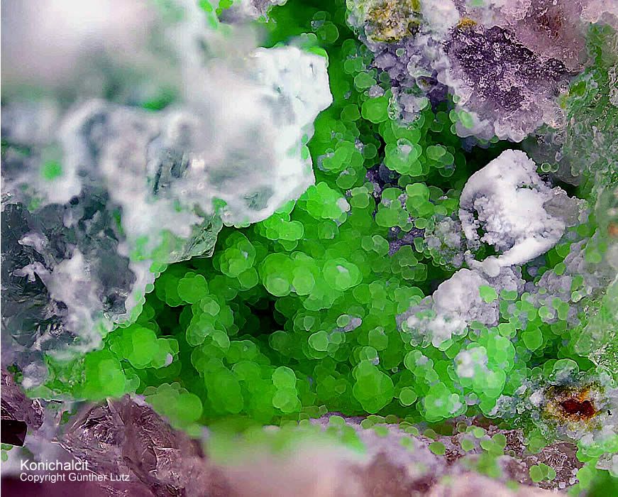 Grube Clara Mineralien Konichalcit Schwarzwald Hausach