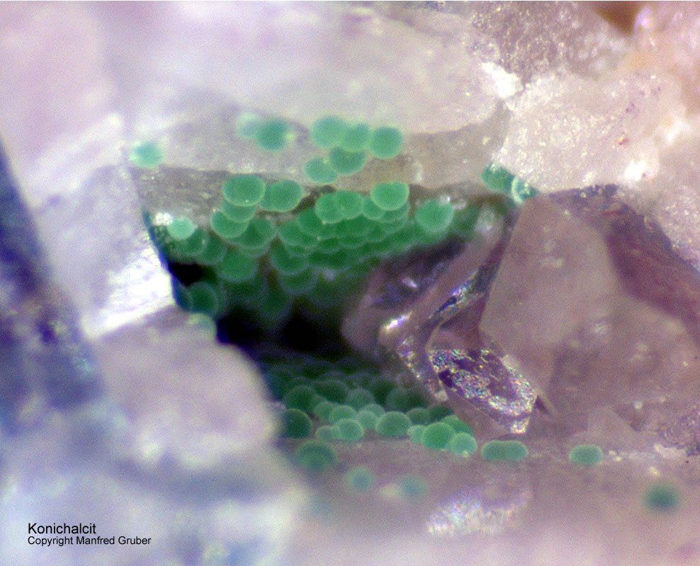 Grube Clara Mineralien Konichalcit Schwarzwald Hausach