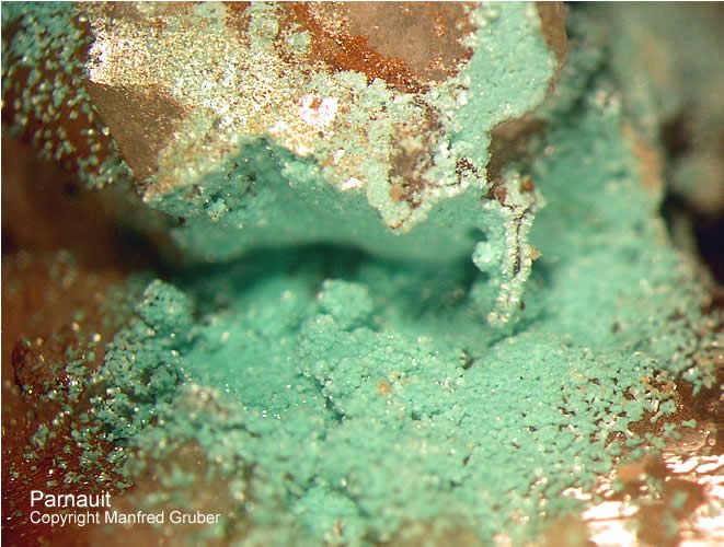 Grube Clara Mineralien Parnauit Schwarzwald Hausach