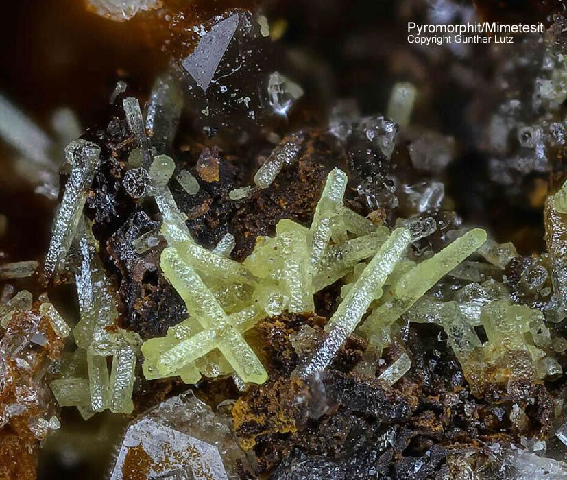 Grube Clara Mineralien Pyromorphit Schwarzwald Hausach