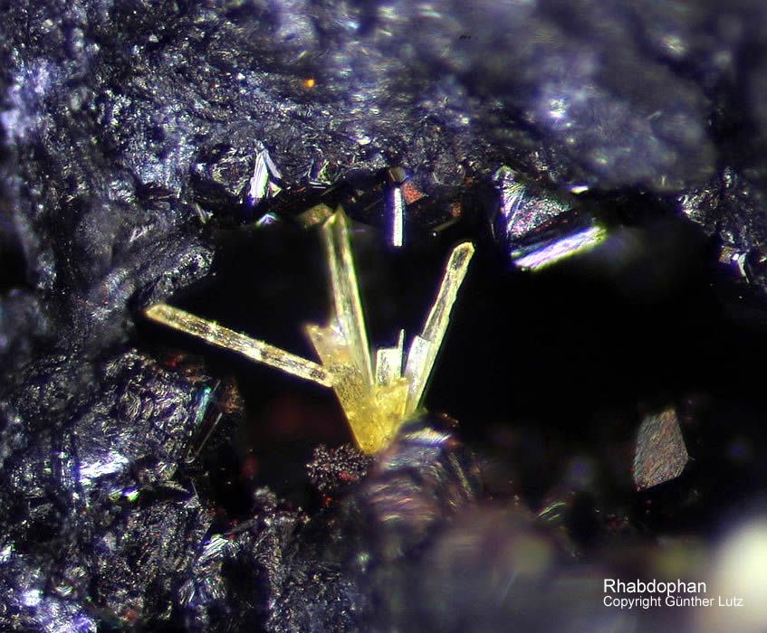 Grube Clara Mineralien Rhabdophan Schwarzwald Wolfach
