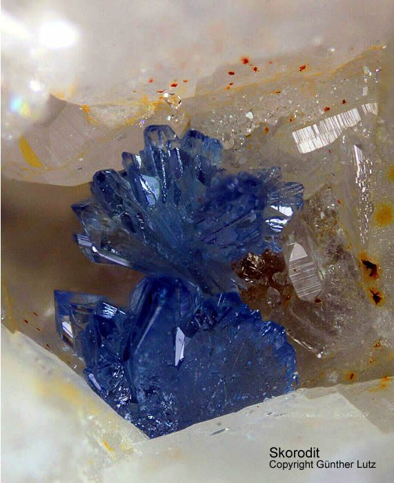 Grube Clara Mineralien Skorodit Schwarzwald Hausach