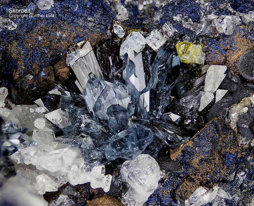 Grube Clara Mineralien Skorodit Schwarzwald Hausach