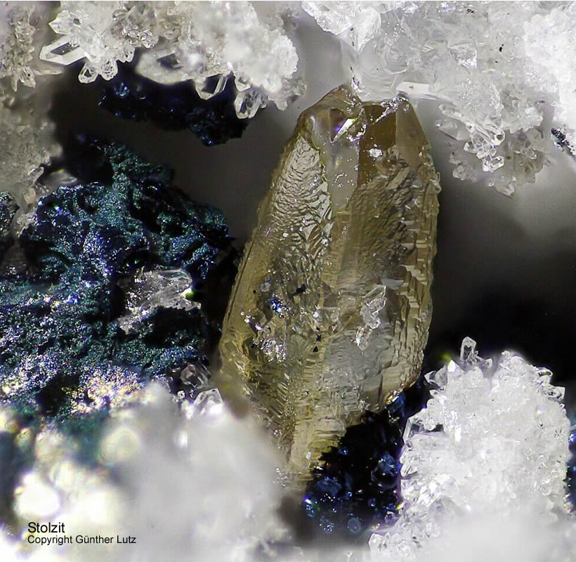 Grube Clara Mineralien Stolzit Schwarzwald Hausach