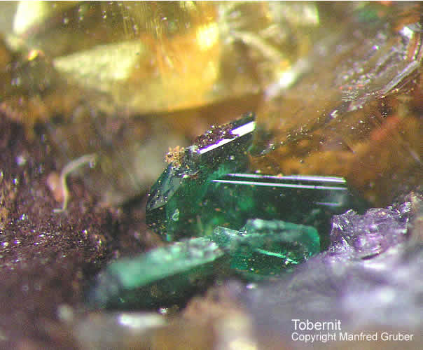 Grube Clara Mineralien Torbernit Schwarzwald Hausach