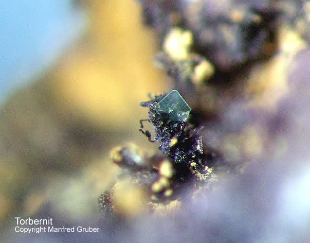 Grube Clara Mineralien Torbernit Schwarzwald Hausach
