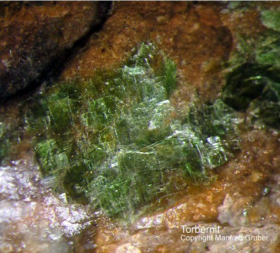 Grube Clara Mineralien Torbernit Schwarzwald Hausach