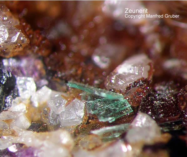 Grube Clara Mineralien Zeunerit Schwarzwald Hausach