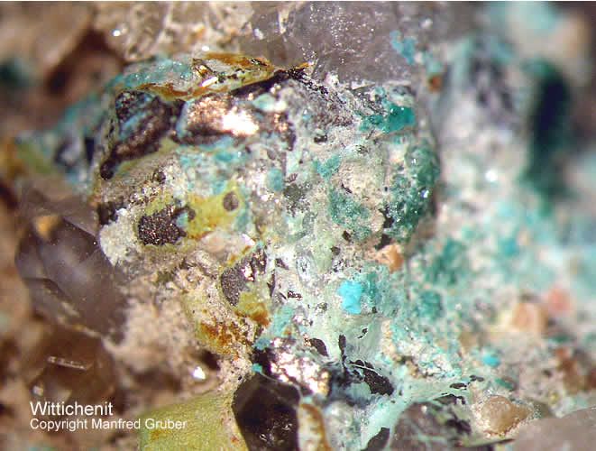 Grube Daniel Mineralien Wittichinit Schwarzwald Gallenbachtal