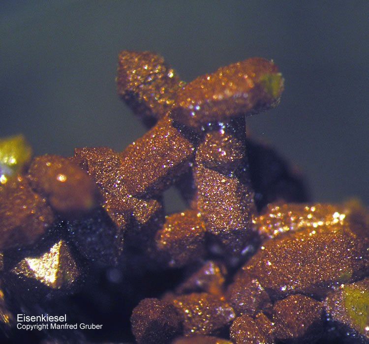 Sauerland Mineralien Grube David Eisenkiesel Warstein