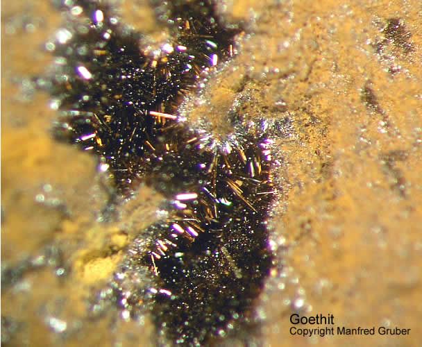 Sauerland Mineralien Grube David Goethit Warstein