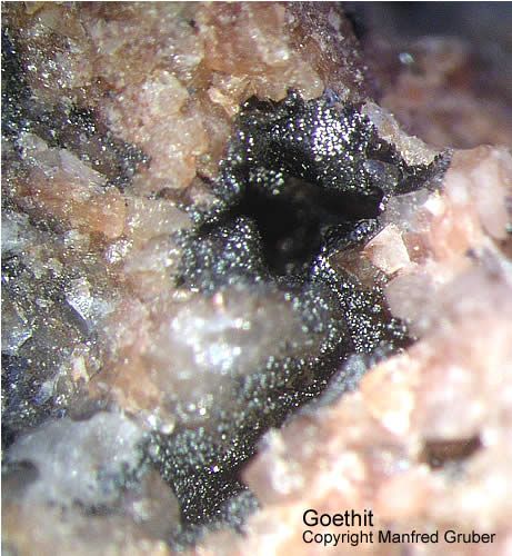 Grube Dorothea Mineralien Goethit Schwarzwald