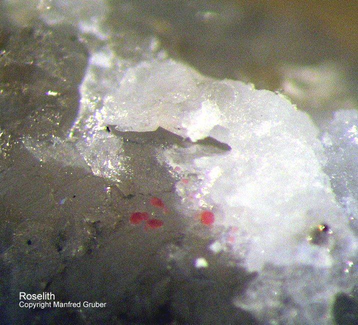 Grube Friedrich-Christian Mineralien Roselith Schwarzwald