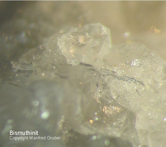 Grube Friedrich-Christian Mineralien Bismuthinit Schwarzwald