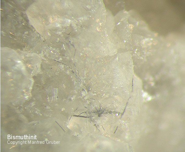 Grube Friedrich-Christian Mineralien Bismuthinit Schwarzwald