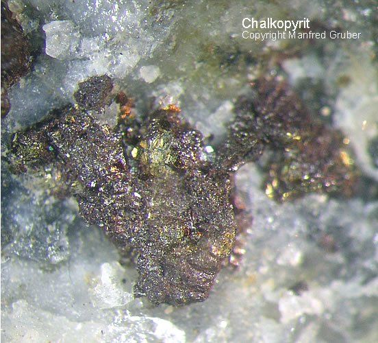 Grube Friedrich-Christian Mineralien Chalkopyrit Schwarzwald