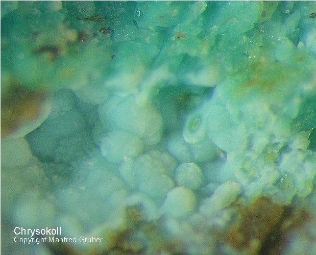Grube Friedrich-Christian Mineralien Chrysokoll Schwarzwald