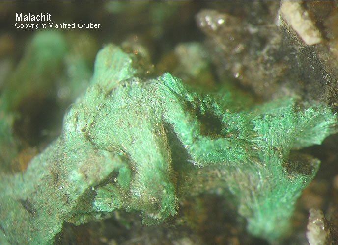 Grube Friedrich-Christian Mineralien Malachit Schwarzwald