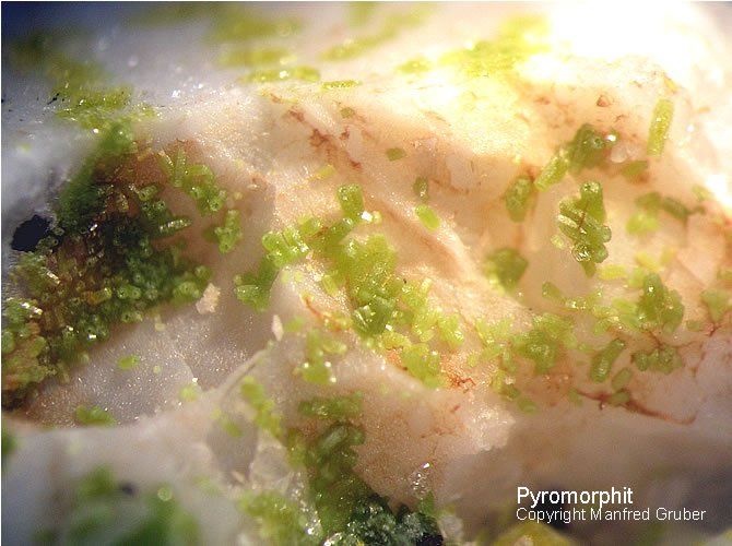 Grube Friedrich-Christian Mineralien Pyromorphit Schwarzwald